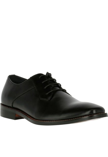 Zapato Cuero Blues Negro Hush Puppies