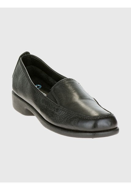 Zapato Cuero Negro Mujer Heaven Hush Puppies