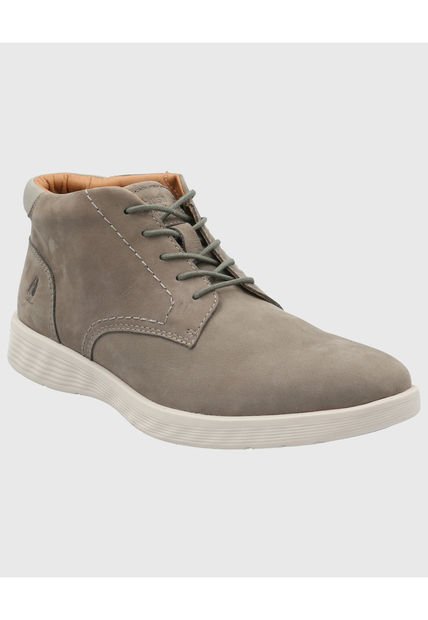 Botin Cuero Hombre Spinal City Beige Hush Puppies