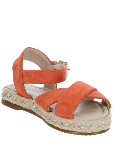 Sandalia Cuero Niña Fez Rojo Hush Puppies Kids