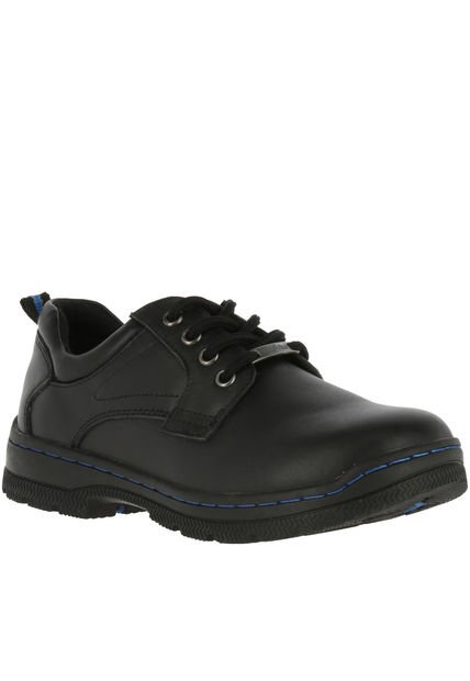 Zapato Niño Cuero New I Work Negro Hush Puppies