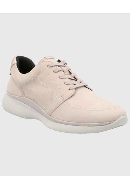 Zapatilla Cuero Mujer Goss Beige Hush Puppies