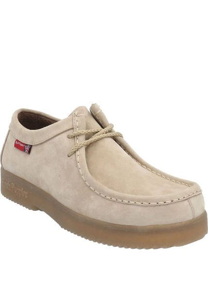 Zapato De Vestir Cuero Mujer Navajo Taupe  Hush Puppies