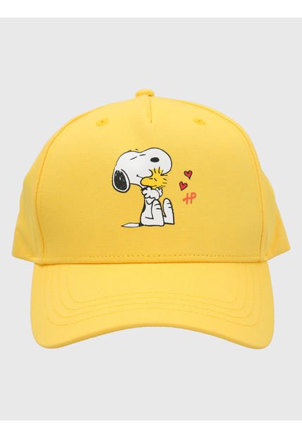 Gorro Bucket Snoopy Hug Amarillo Hush Puppies