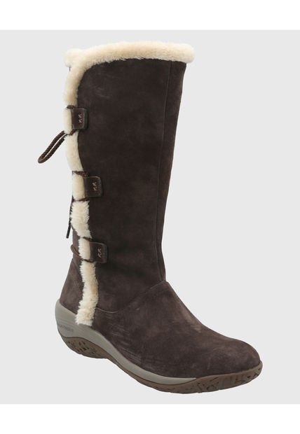 Bota Cuero Mujer Alove Café Hush Puppies