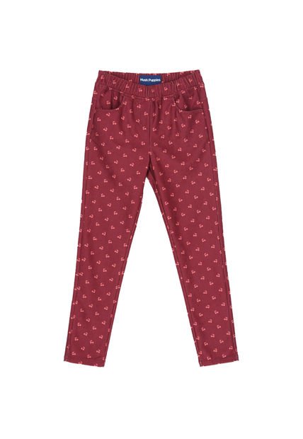 Pantalón Niña Peonía Rojo Hush Puppies