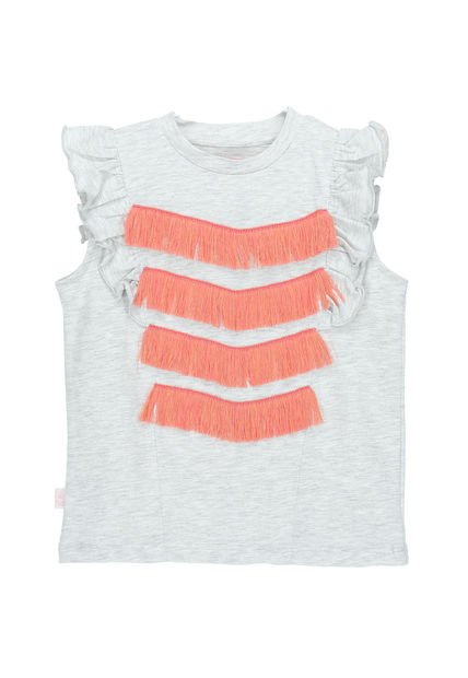 Polera M/C Niña Flecos Gris Hush Puppies