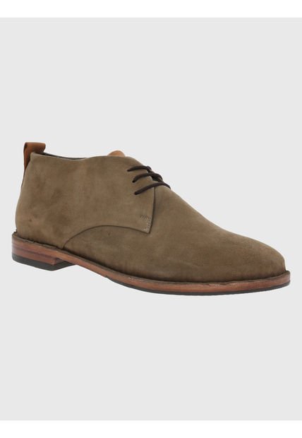 Botín Cuero Verde Hombre Benson Hush Puppies