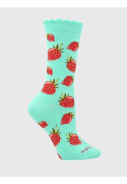 Calcetin Verde St Strawberry Mujer Hush Puppies