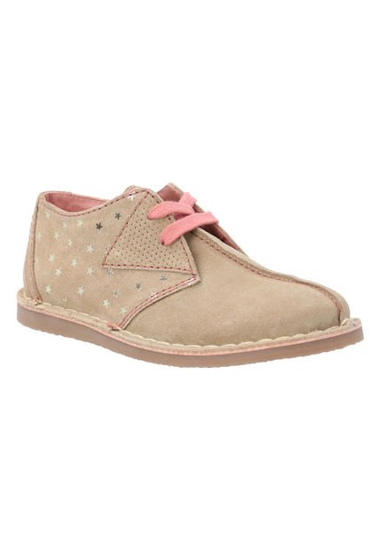 Zapato Cuero Beige Niña Lynton [30-35] Hush Puppies