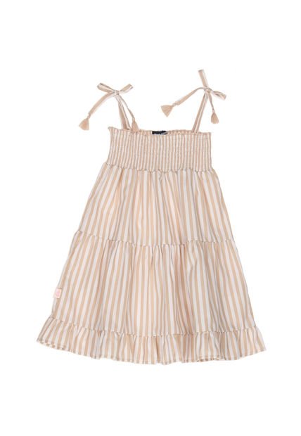 Vestido Niña Smock Beige Hush Puppies