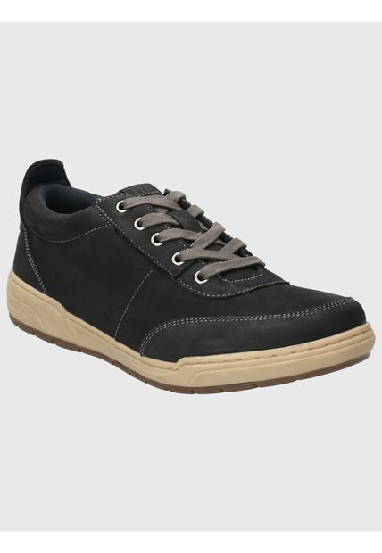 Zapatilla Cuero Hombre Draper Gris Hush Puppies