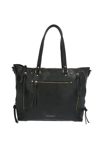 Cartera Mujer Craven Tote Negro Hush Puppies