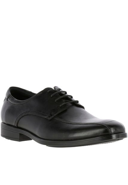 Zapato Cuero Barnes Negro Hush Puppies