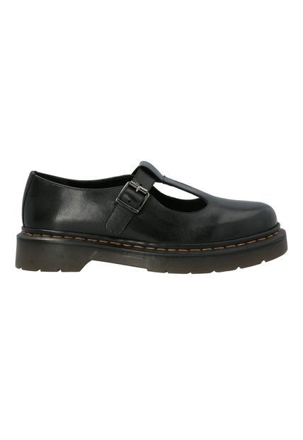 Guillermina Escolar Cuero Negra Niña Sukie Hush Puppies