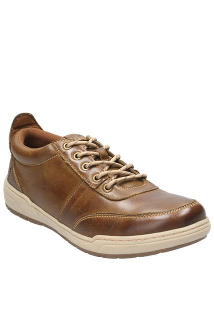 Zapatilla Cuero Hombre Draper Marrón Hush Puppies