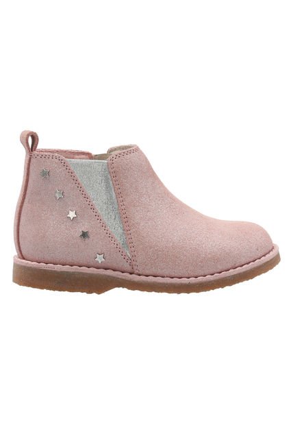 Botín Cuero Rosado Niña Fiji [26-29] Hush Puppies