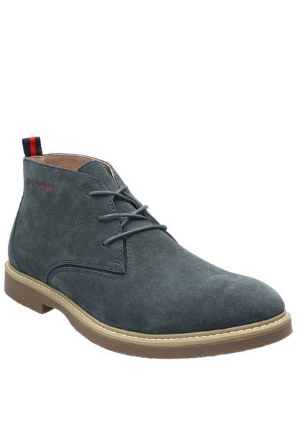 Botín Cuero Hombre New Safari Azul Hush Puppies