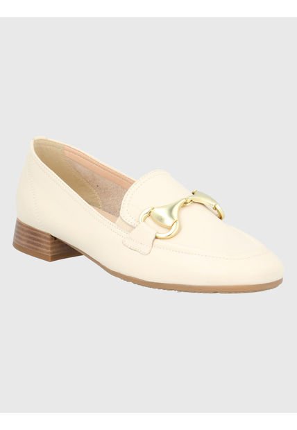 Mocasín Blanco Mujer Pasturo Hush Puppies