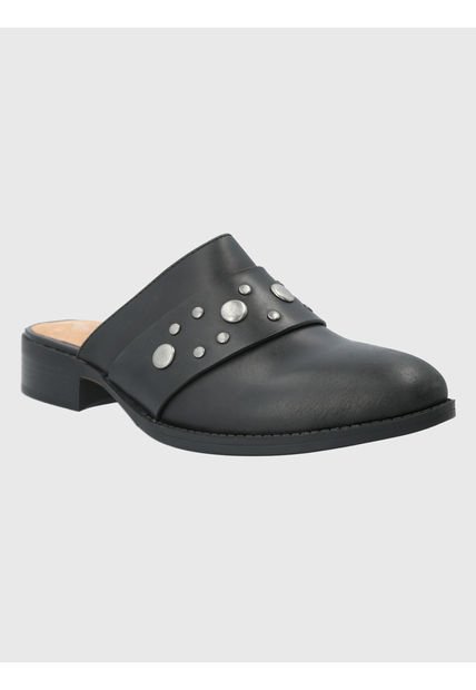 Zapato Cuero Negro Mujer Lancaster Hush Puppies