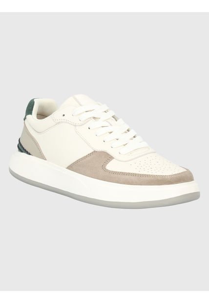 Zapatilla Cuero Blanco Hombre Mozze Hush Puppies