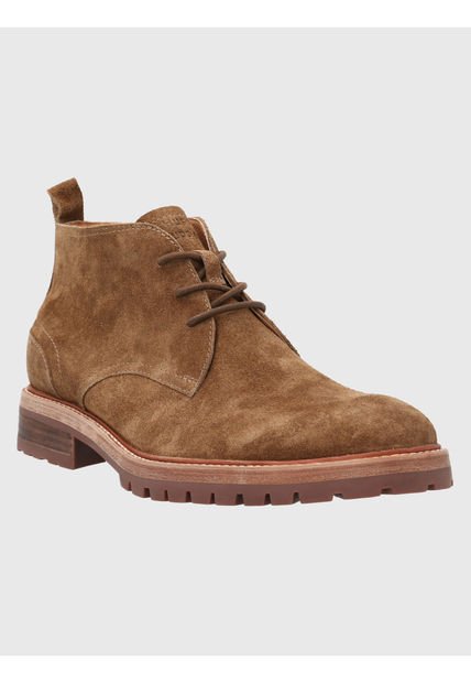 Botín Cuero Hombre Milvio Taupe Hush Puppies