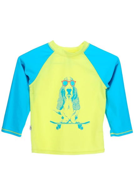 Polera De Agua Nylon-Spandex Azul Hush Puppies Kids