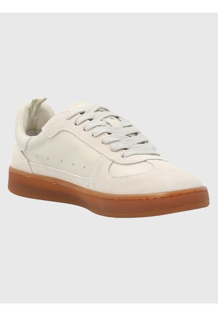 Zapatilla Cuero Mujer Dallas Blanco Hush Puppies