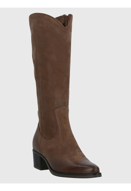 Bota Cuero Mujer Skyler Café Hush Puppies