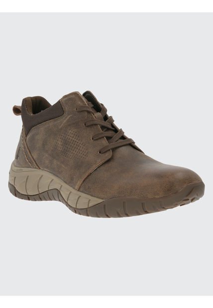 Botin Hombre Bodo Café Oscuro Hush Puppies