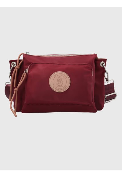 Cartera Ecocuero Burdeo Roger Cross Mujer Hush Puppies