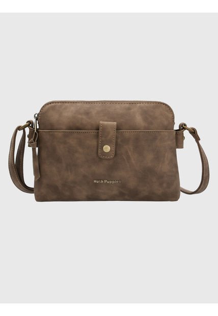 Cartera Ecocuero Café Dean Cross Mujer Hush Puppies