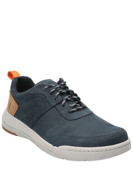 Zapatilla Cuero Hombre Molt Azul Hush Puppies