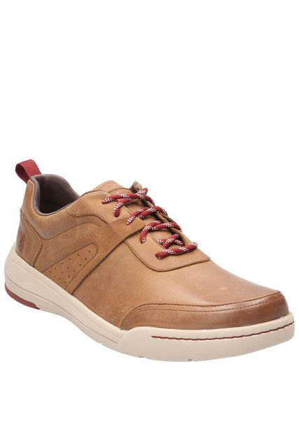 Zapatilla Cuero Hombre Molt Café Hush Puppies