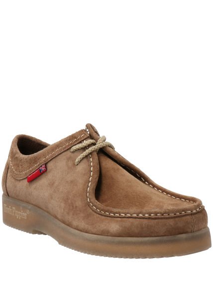 Zapato Cuero Navajo Café Hush Puppies