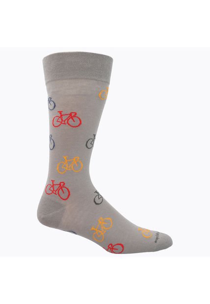 Calcetín Algodón Hombre Cuff Bike Gris Hush Puppies