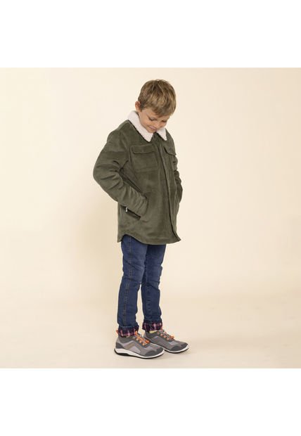 Chaqueta Niño Leña Verde Hush Puppies