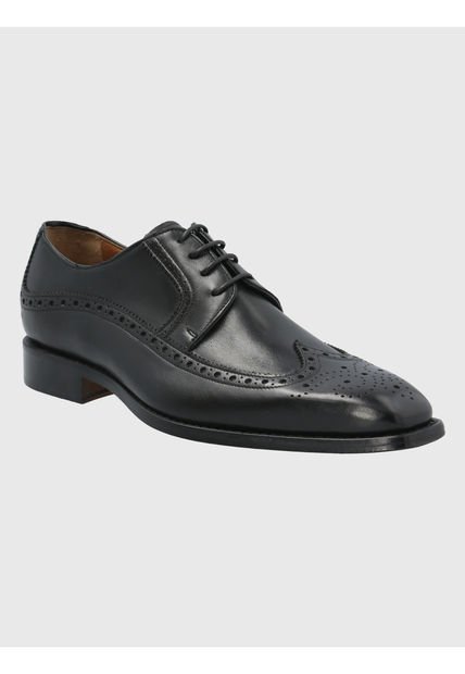 Zapato Cuero Negro Hombre Marino Hush Puppies