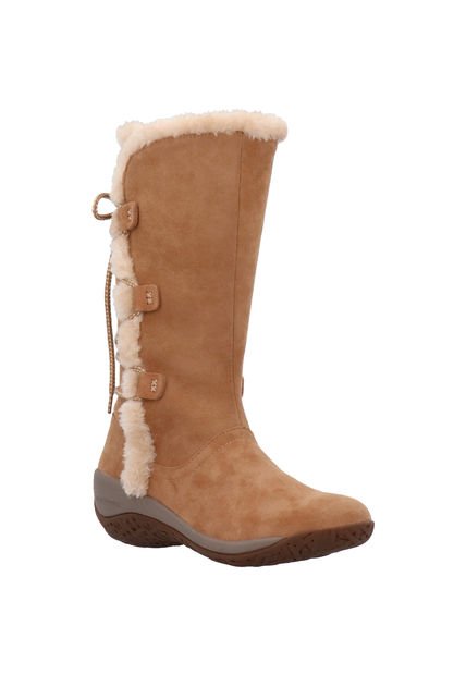 Bota Cuero Alove Café Hush Puppies