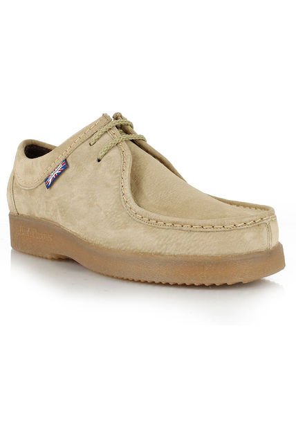 Zapato Cuero Hombre Navajo Taupe