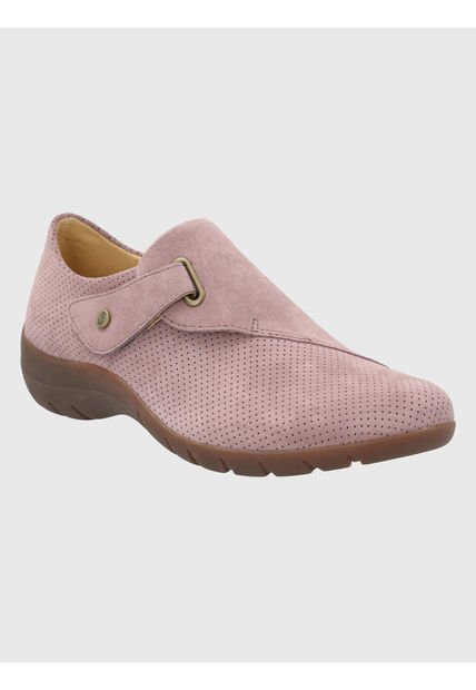 Zapato Cuero Rosado Mujer Albi Hush Puppies