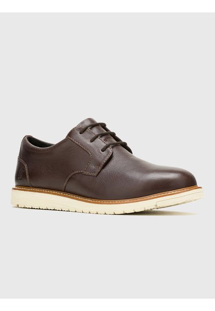 Zapato Cuero Café Hombre Jenson Oxford Hush Puppies