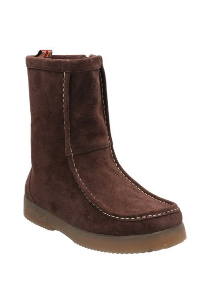 Bota Cuero Mujer Yukon Café Hush Puppies