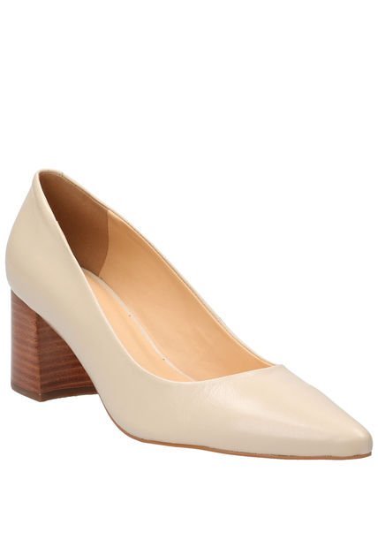 Zapato Mujer Cuero Nora Beige Hush Puppies