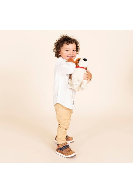 Pantalón Niño Basico Beige Hush Puppies