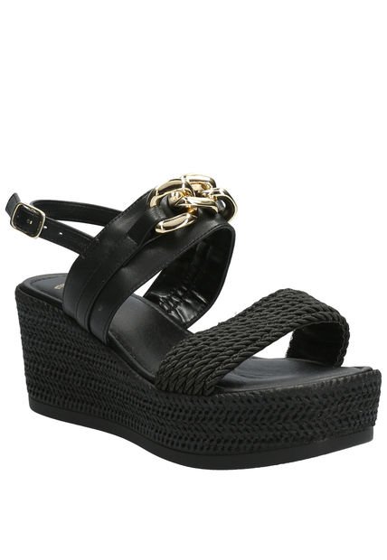 Sandalia Mujer Vicenta Negro Hush Puppies