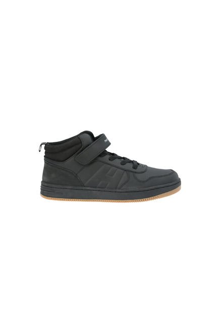 Zapatilla Escolar Twist High Negro Niño Hush Puppies