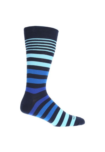 Calcetín Hombre I23H C Gradstripe Azul Hush Puppies