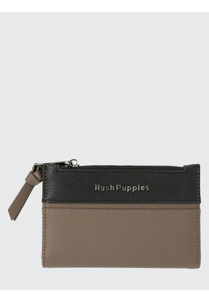 Billetera Ecocuero Negro Barker Mujer Hush Puppies