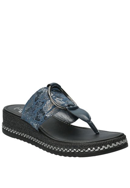 Sandalia Mujer Fiama Azul Hush Puppies